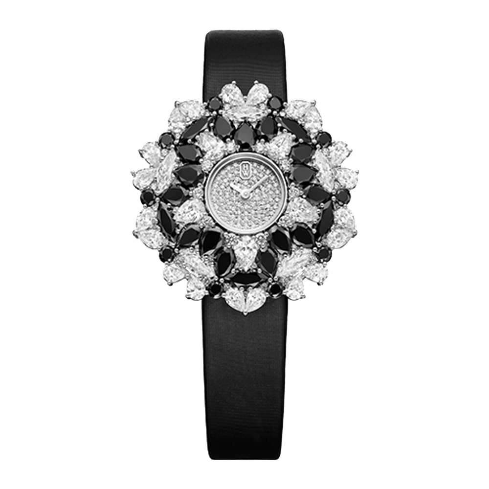 Winston Kaleidoscope High Jewelry Watch Black & White by Harry Winston