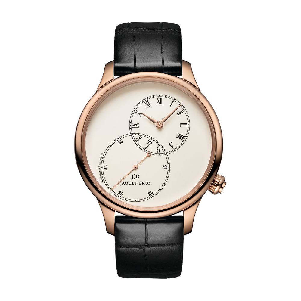 Grande Seconde Off-centered Ivory Enamel