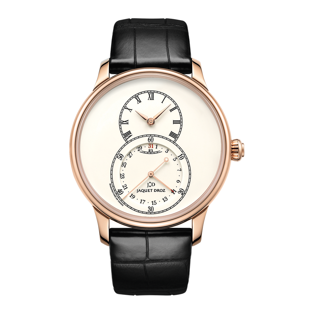 Grande Seconde Quantieme Ivory Enamel