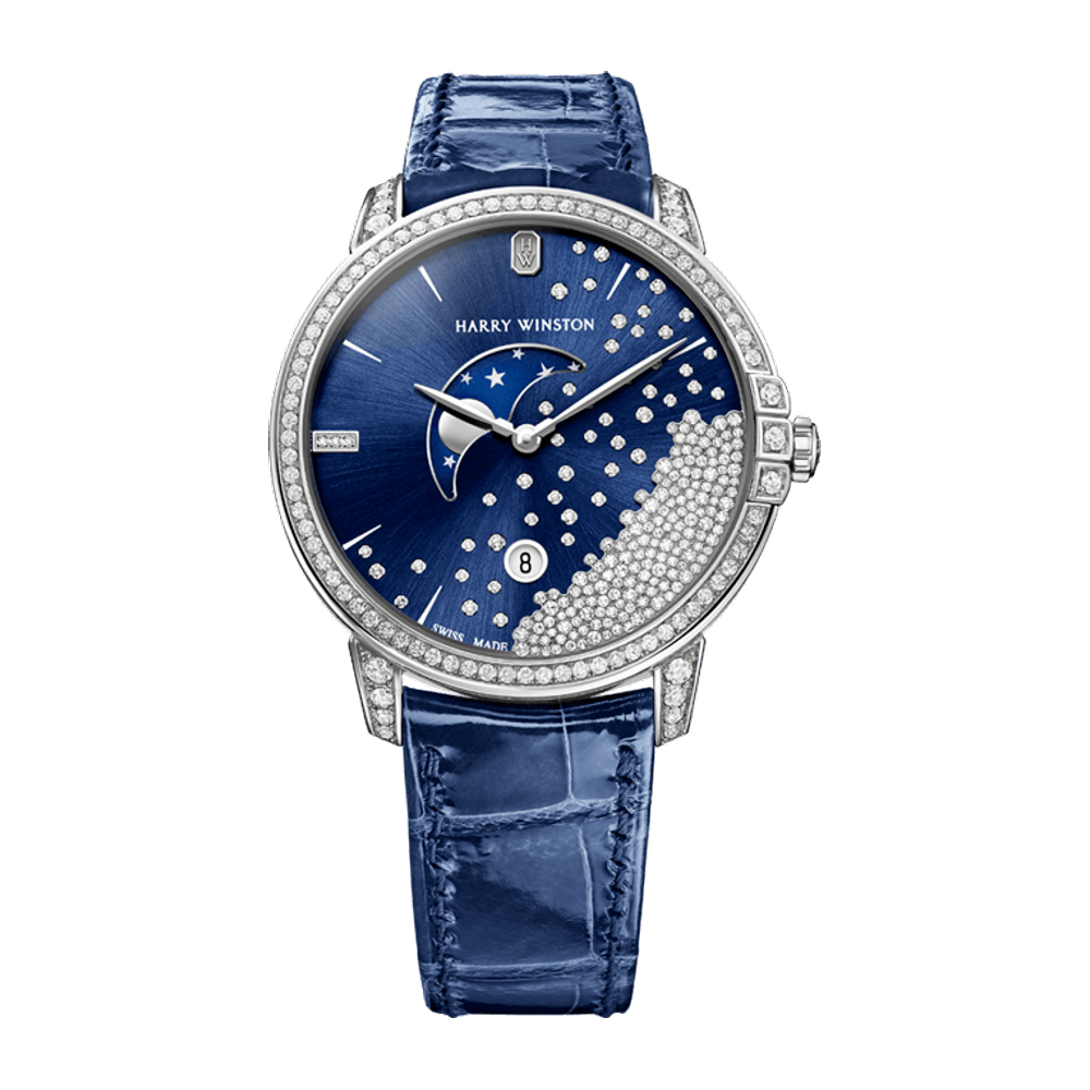 Midnight Diamond Drops 39mm
