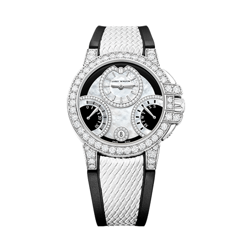 Ocean Biretrograde Black & White Automatic 36mm