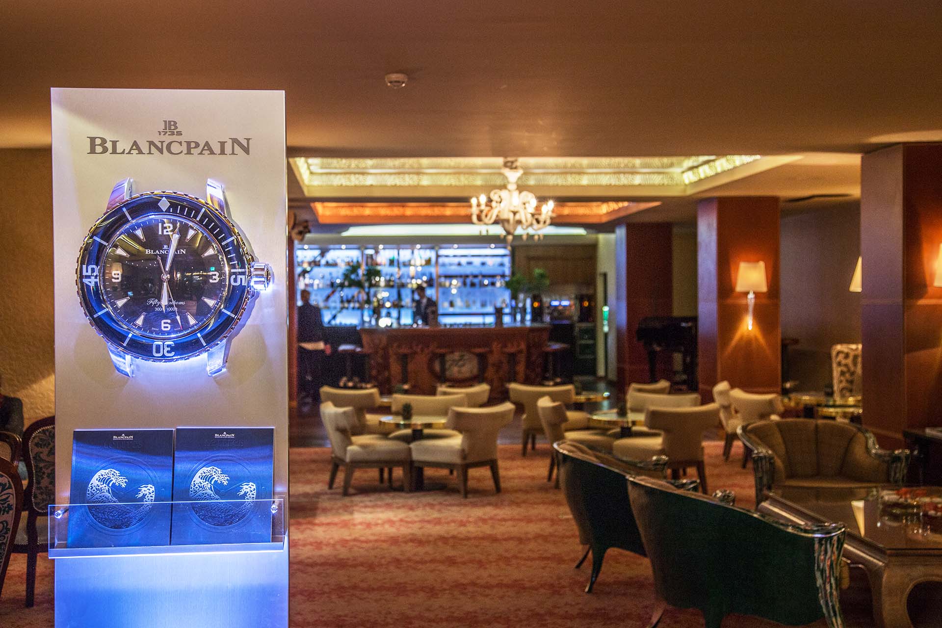 Blancpain presentation at Tschuggen Grand Hotel in Arosa in 2018
