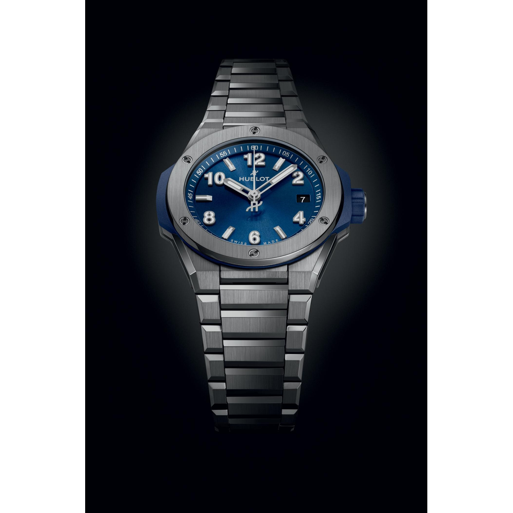 Big Bang Integrated Time Only Titanium Blue