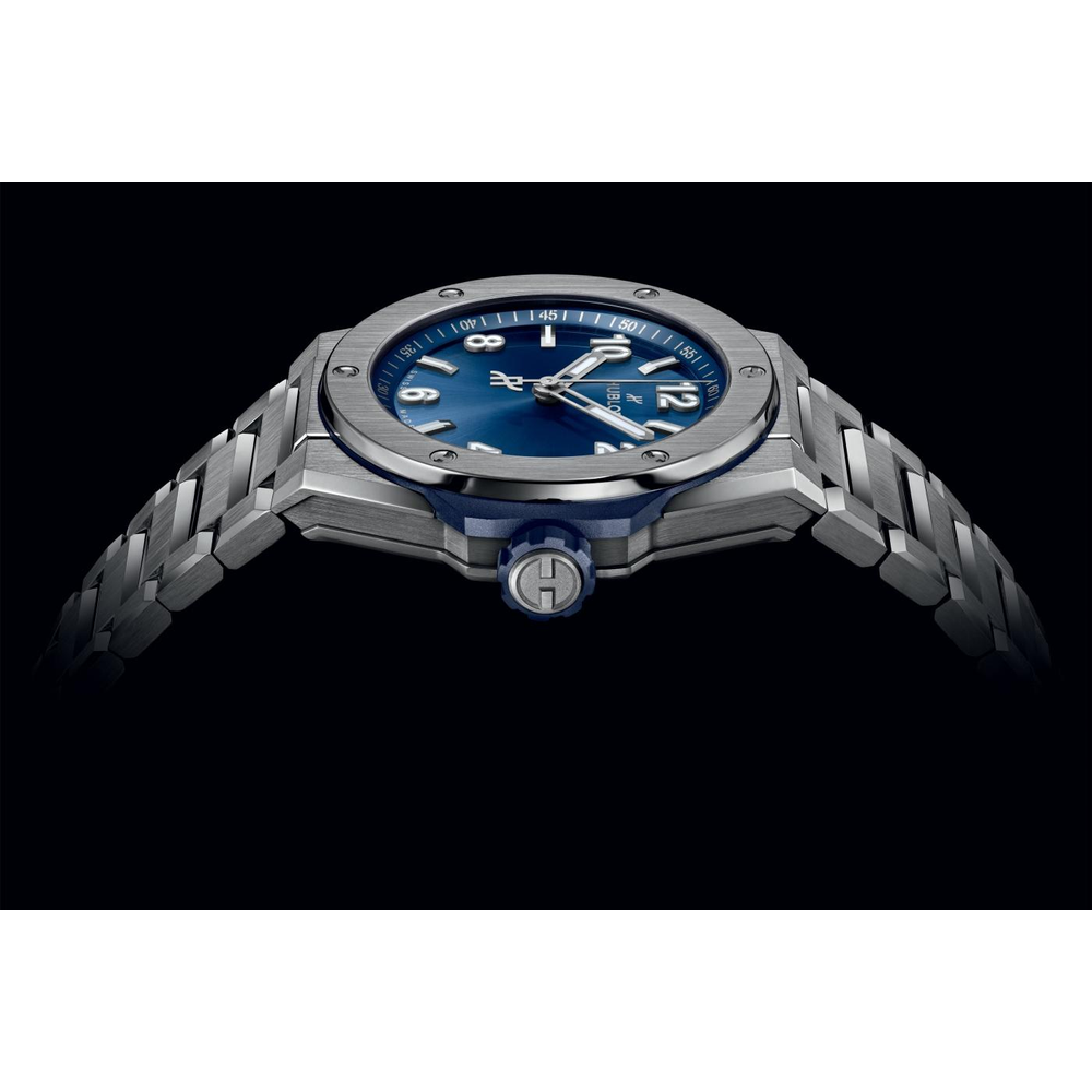 Big Bang Integrated Time Only Titanium Blue