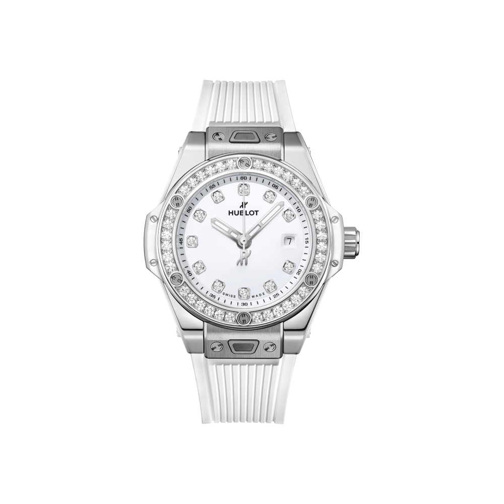 Big Bang One Click Steel White Diamonds