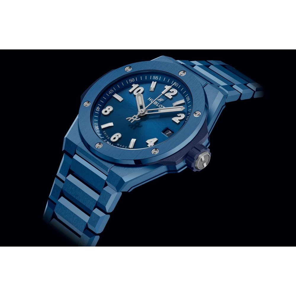 Big Bang Integrated Time Only Blue Ceramic