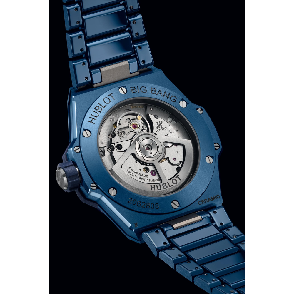 Big Bang Integrated Time Only Blue Ceramic