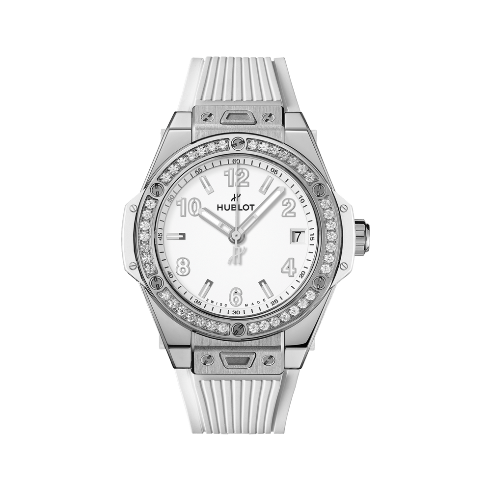 Big Bang One Click Steel White Diamonds