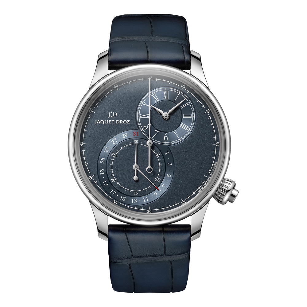 Grande Seconde Off-centered Chronograph Blue